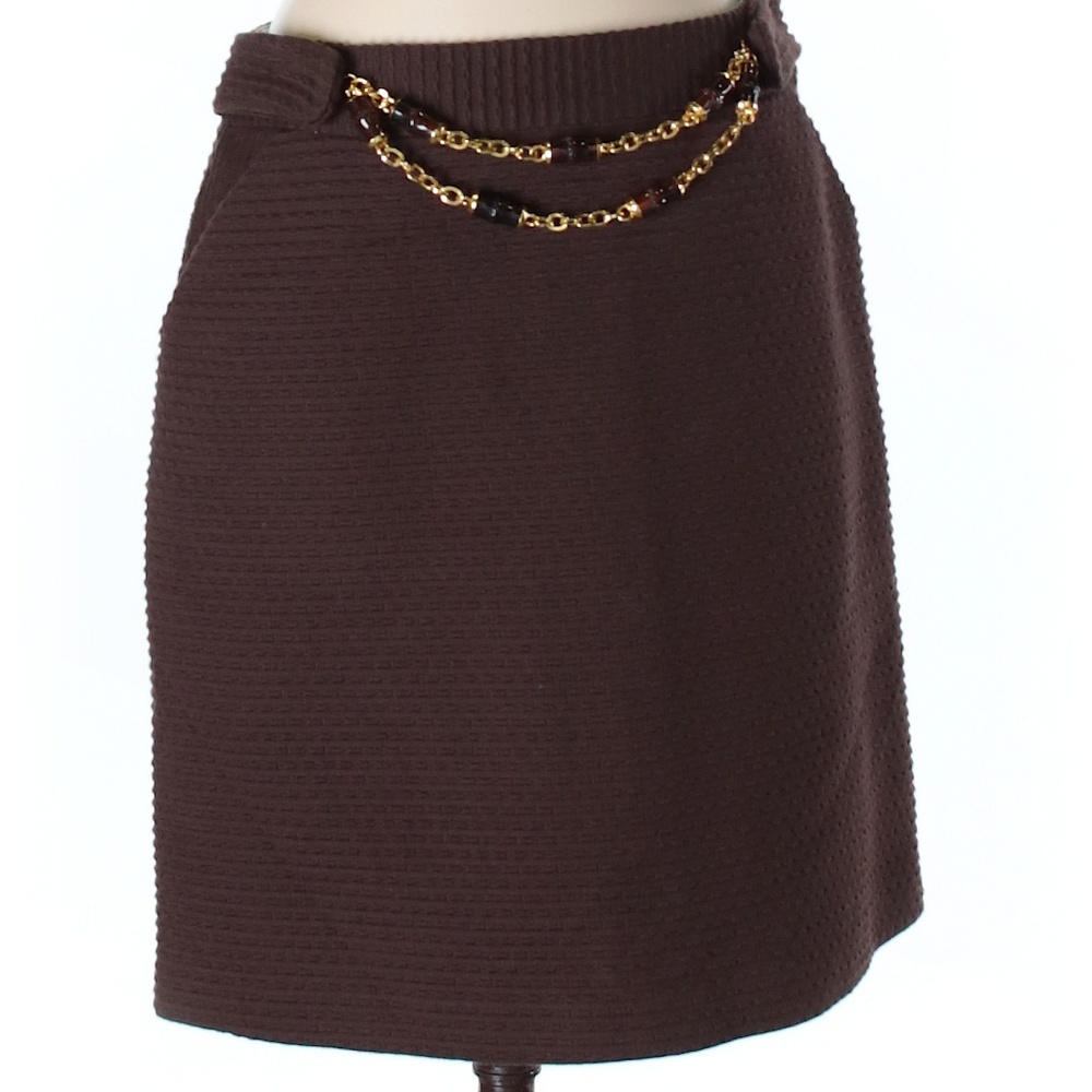 Milly Sheah Brown Skirt Sz 6
